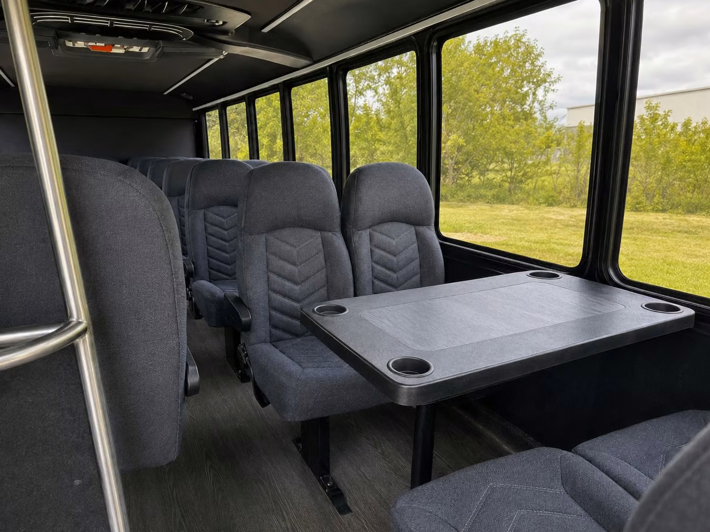 18 passenger minibus interior