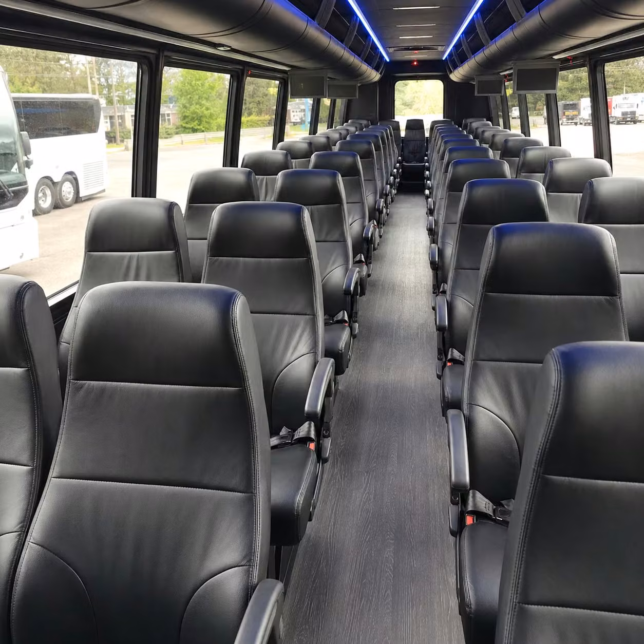 35 passenger minibus inside