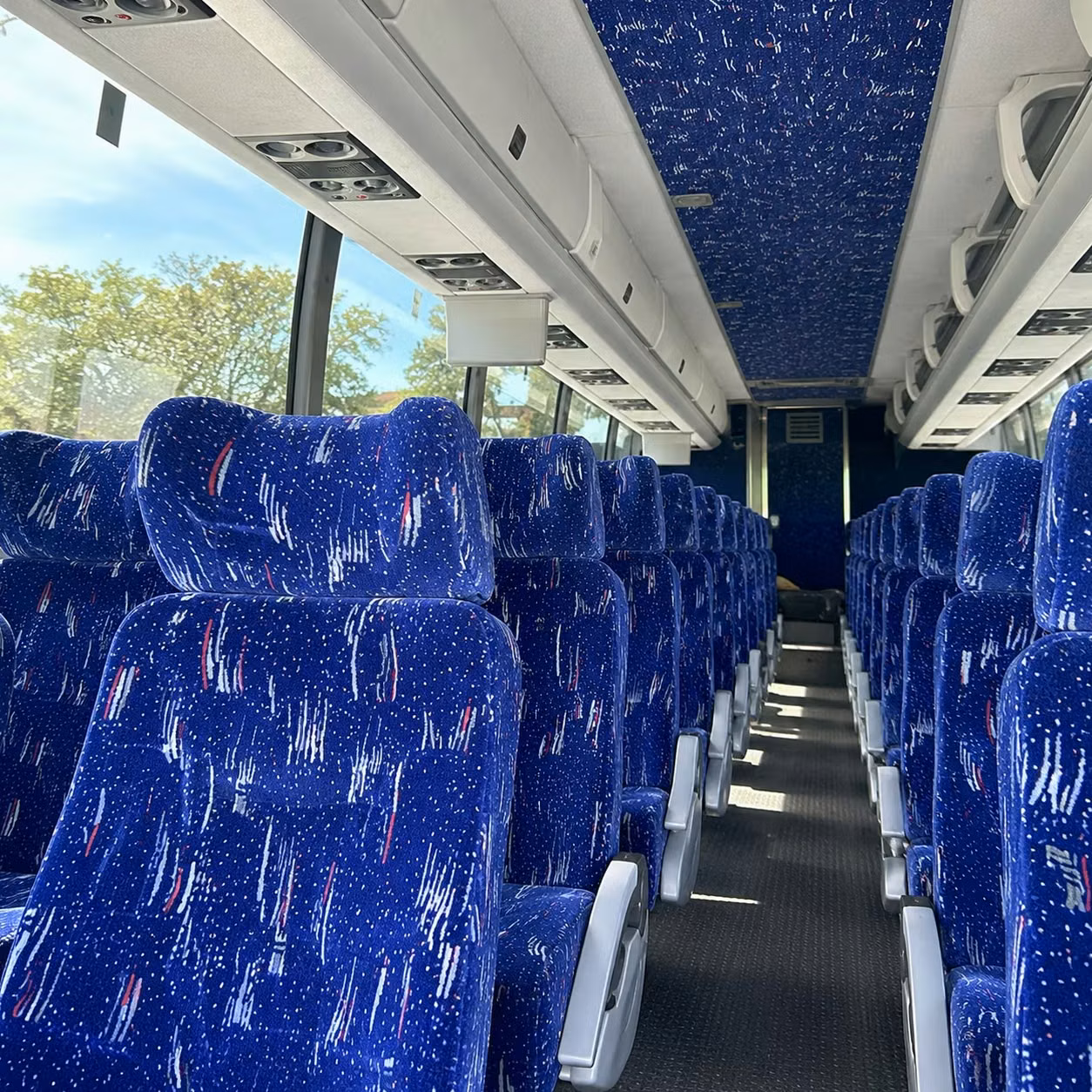 rocky mount charter bus interior