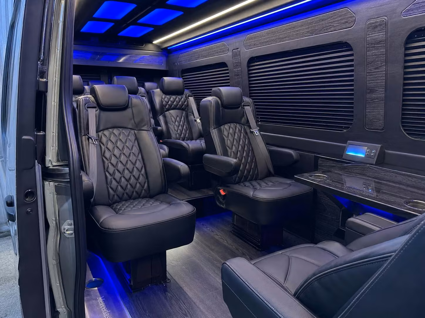sprinter van transportation for groups and events across rocky mount