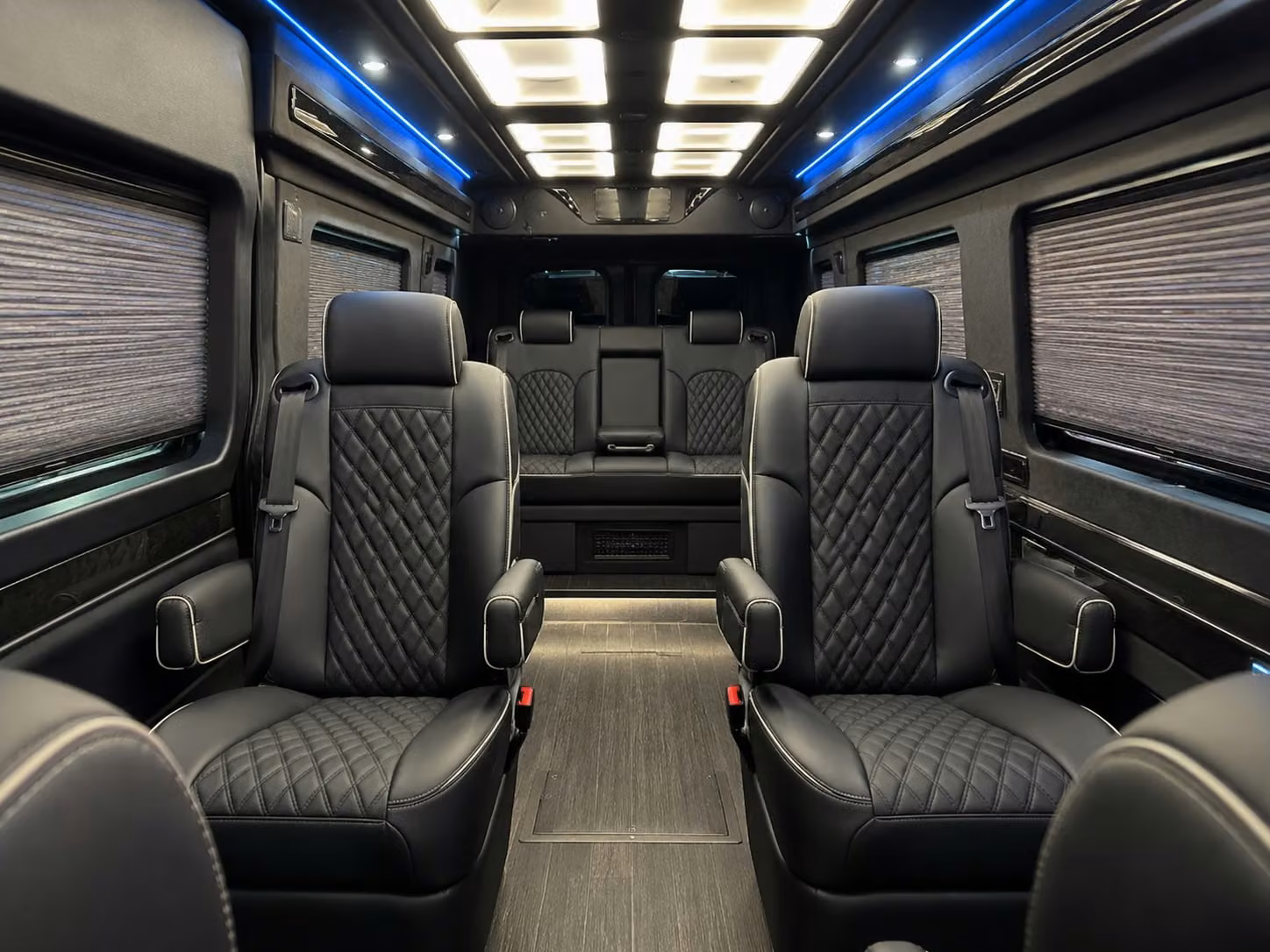 sprinter van with driver interior